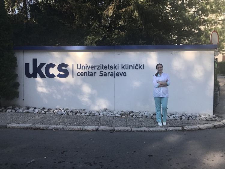 A student of the School of Medicine passed an internship at the Department of Neurosurgery of the University Clinical Center of Sarajevo (Bosnia and Herzegovina) 