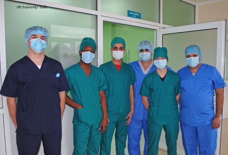 The third photo report "Future surgeons" of Y. Fedorenko