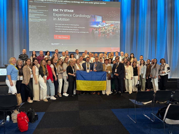 Представники Кафедри кардіології лабораторної та функціональної діагностики взяли участь у ESC Congress 2026