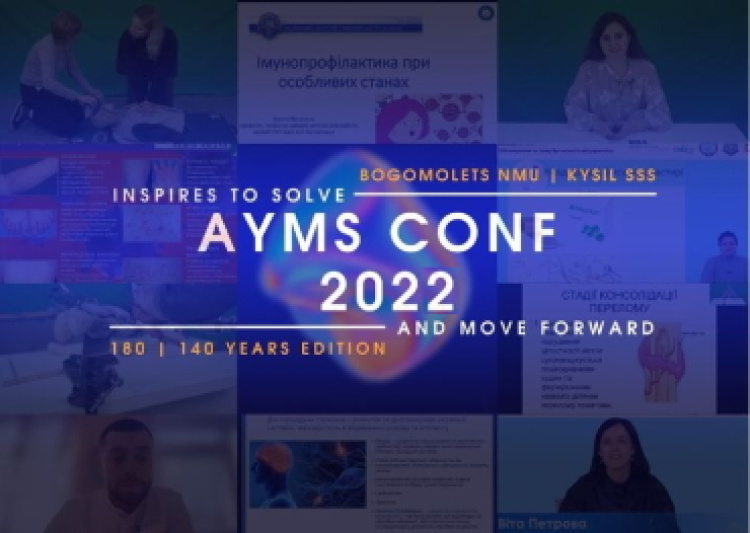 Students of the Faculty of Medicine - participants of the conference with international participation AYMS CONF 2022 (Annual Young Medical Scientists Conference)