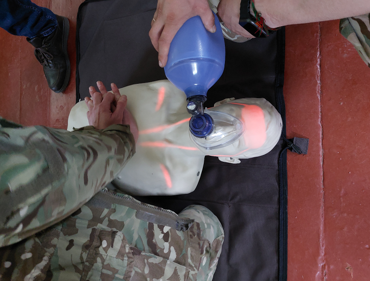 Тренінг з основ тактичної медицини для воїнів Збройних сил України