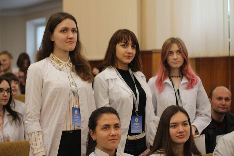 Студенти медичного факультету – учасники Всеукраїнської олімпіади з медичної біології